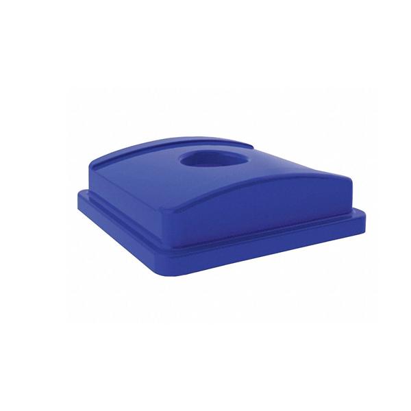 Lid Can LLDPE Funnel Lid Blue Ea