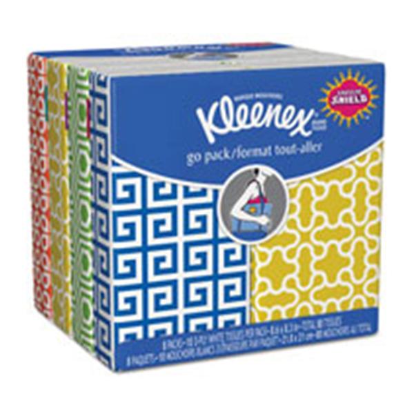 Tissue Facial Kleenex White Pocket Pack 3 Ply 12/Ca