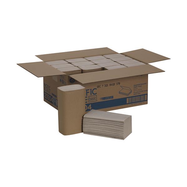 Towel Pacific Blue Basic Single Fold Brown 9.25 in x 10.25 in 4000/Ca