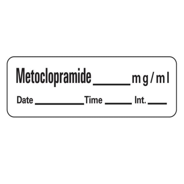 Label Metachlopramide 600/Rl