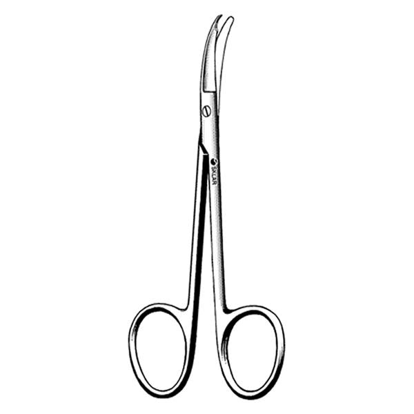 Scissors Suture Shortbent Sklarlite XD 3-1/2