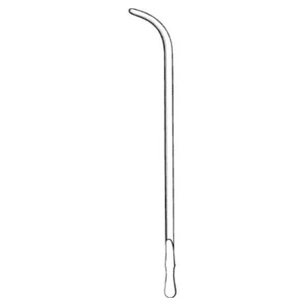 Sound Urethral Urethral Van Buren 16Fr Curved Stainless Steel 11