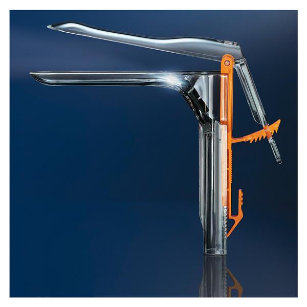 Speculum Vaginal ER-SPEC Large Lighted Disposable Clear 48/Ca