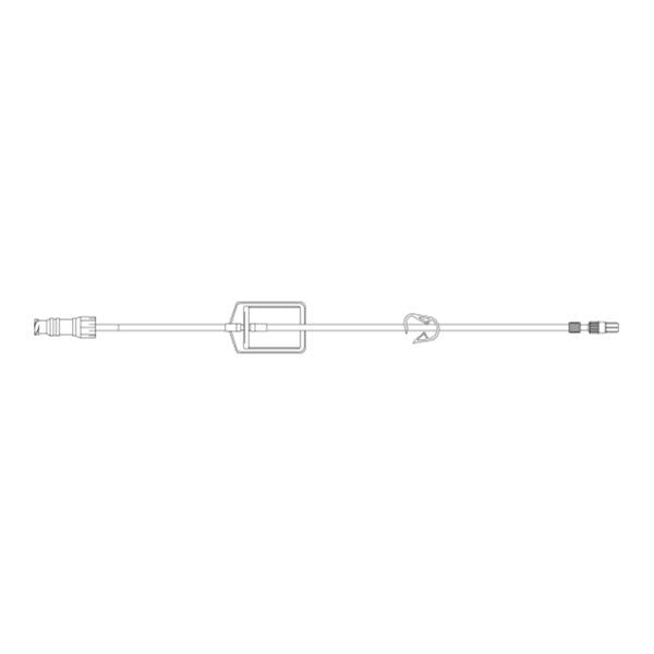 IV Extension Set SmartSite Ndls 20Drp 16 SmrtSt Inj Sts 2Pc M LL 100/Ca