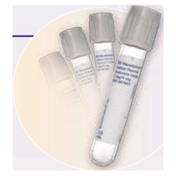 Tube Sampling Vacutainer 10mL 16x100mm Glass Clear/Gray 100/Bx, 10 BX/CA