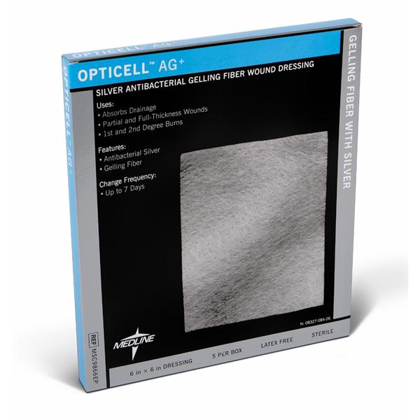 Dressing Wound Opticell AG+ Gelling Fiber 6x6