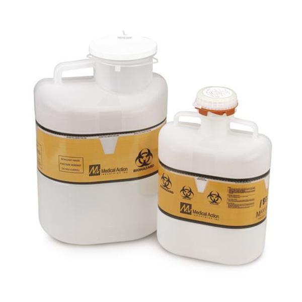 Container Sharps Saf-T-View 6.2qt Polypropylene Clear 12/Case