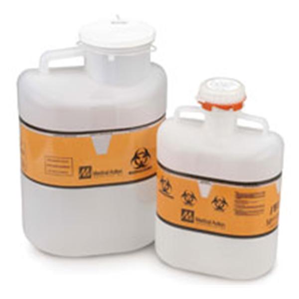 Container Sharps 10qt Polypropylene Screw Cap Translucent 12/Ca