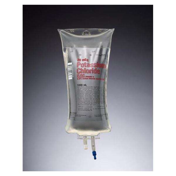 Pot Cl .45%/Sod Cl IV Injection Solution Viaflex 1000mL Strl Plstc Cntnr 14/Ca