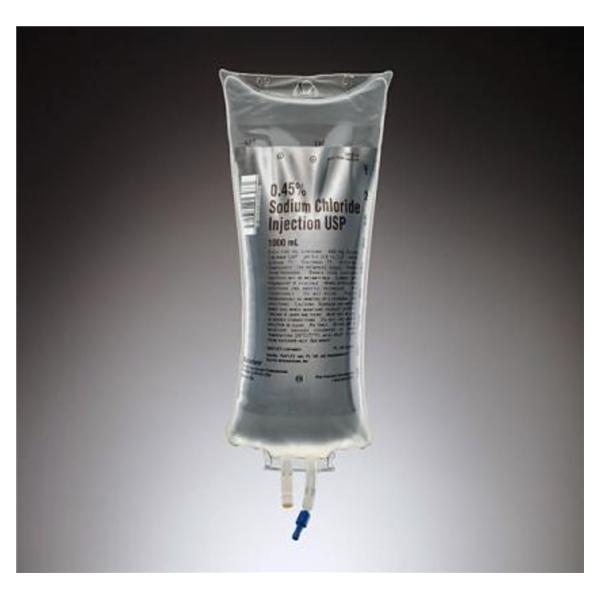 Sod Cl.45 IV Injection Solution Viaflex 1000mL Strl Plstc Cntnr 1000ml, 14 EA/CA