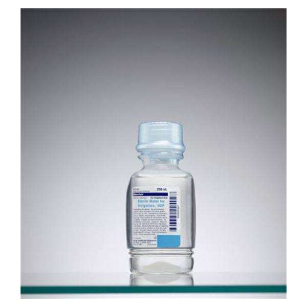 Water Irrigation Solution 250mL Sterile Plastic Pour Bottle 250ml/Bt, 24 EA/CA