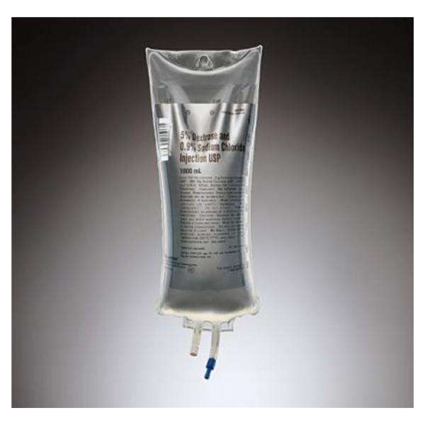 Dex5/Sod Cl.9 IV Injection Solution Viaflex 1000mL Strl Plstc Cntnr Ea, 14 EA/CA