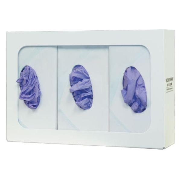 Glove Box Holder Powder Coated Steel Triple Enamel Ea