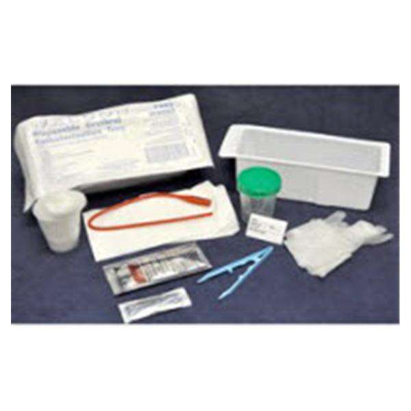 Tray Foley Cath Welcon Urethral With Forceps 20/Ca