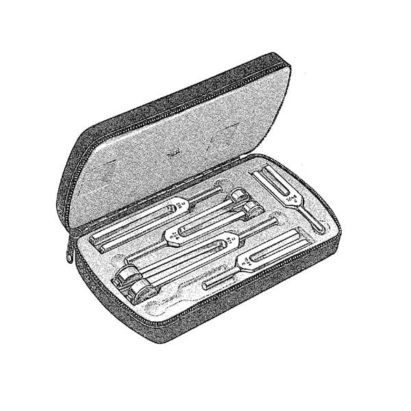 Tuning Fork Vibration Set Assorted Stainless Steel 5/Pk