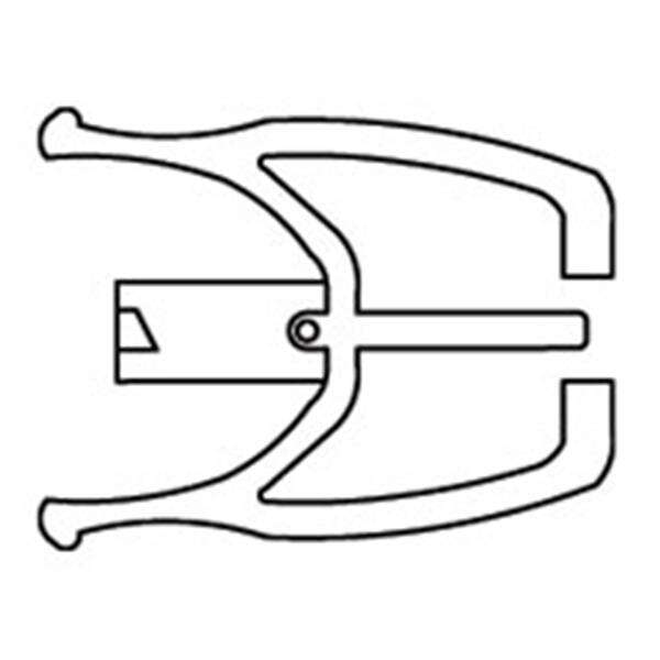 Clip Locking SafeLine Polycarbonate Ea, 100 EA/BX