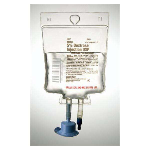 Dextrose 5% IV Injection Solution Viaflex 100mL Strl Mn Bg/Plstc Cntnr 80/Ca