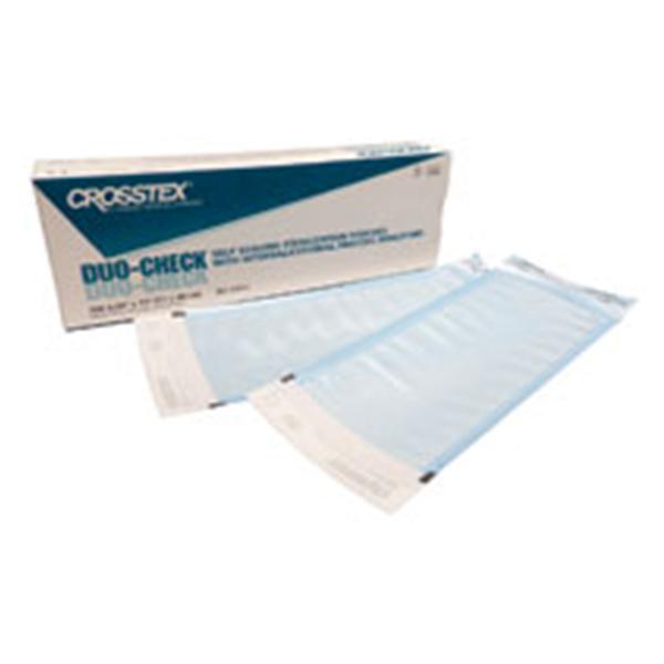 Pouch Sterilization Duo Check 4.25 in x 11 in Blue Tint 10Bx/Ca