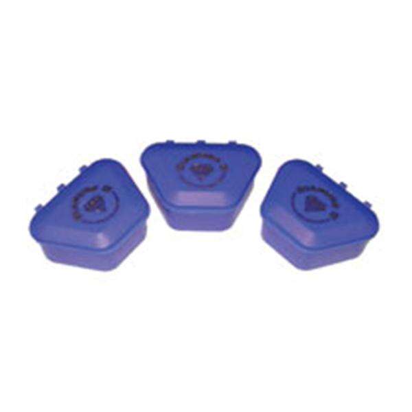 Cup Denture Diamond D Plastic Blue 100/Pk