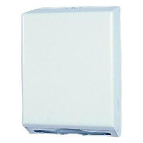 Towel Dispenser C-Fold / Multifold White Metal Ea