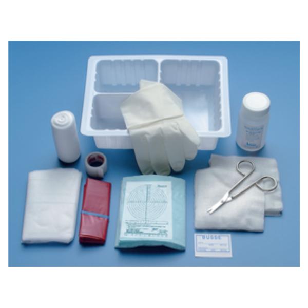 Tray Dressing Change With Gloves/Sharp/Blunt Scissors LF Sterile 20/Ca