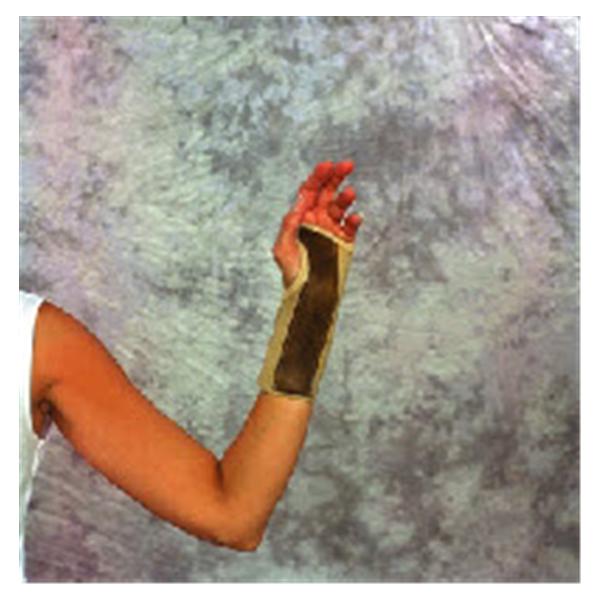 Brace Wrist Elastic Beige Size Large Right Ea