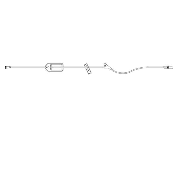 IV Extension Set Lifeshield 16.5 Prprcd Yinj M/F Adptr Gravity 48/Ca