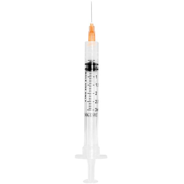 Syringe/Needle 3cc Blunt Luer Lock Fill 25gx5/8