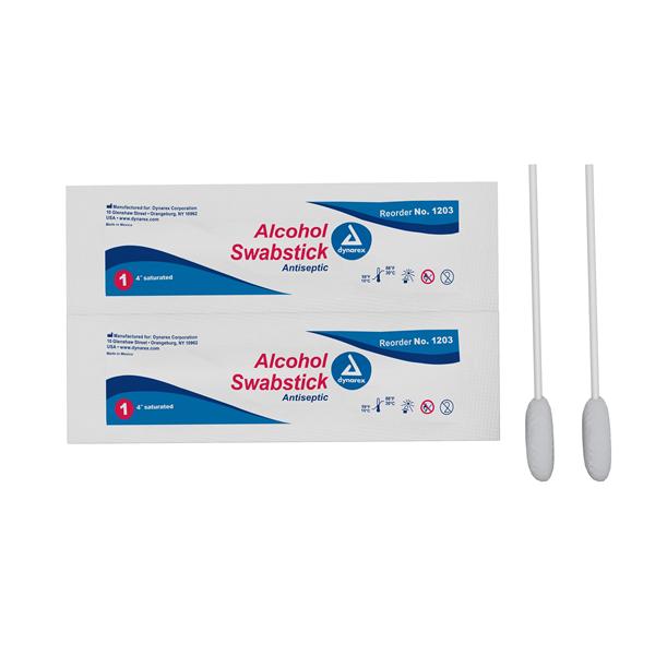 Swabstick Prep Isopropyl Alcohol 70% 1's 4