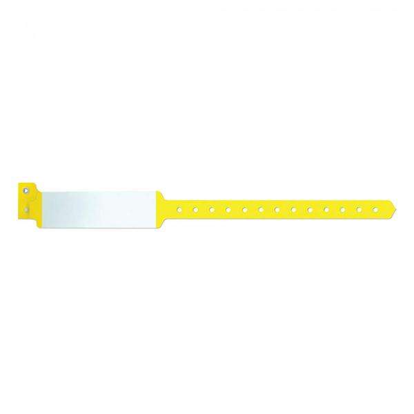 Wristband Identification Sentry SuperBand Polyester Yellow Adult 500/Box