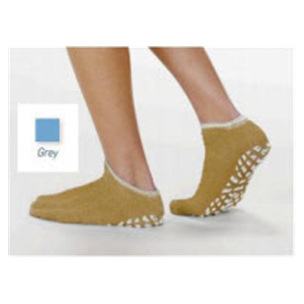 Slippers Patient Terry Treads Terrycloth Grey X-Large 48Pr/Case