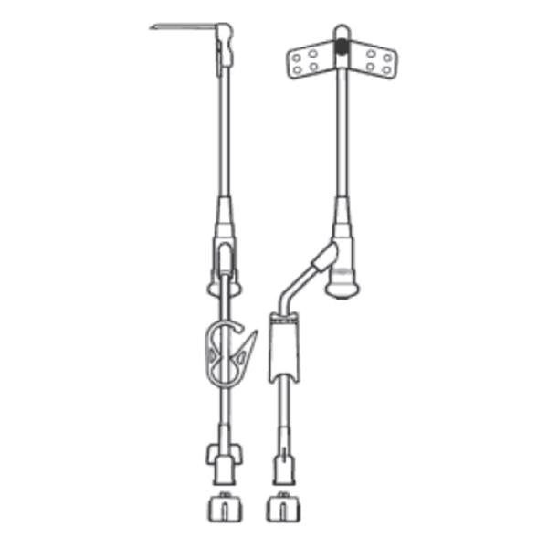 Administration Set NCrng 90Deg Hbr 19gx1.5 Yinj 9