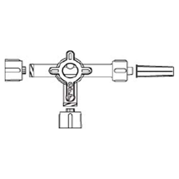 Stopcock 3-Way Priming Volume 0.4mL Male Luer Lock 50/Case