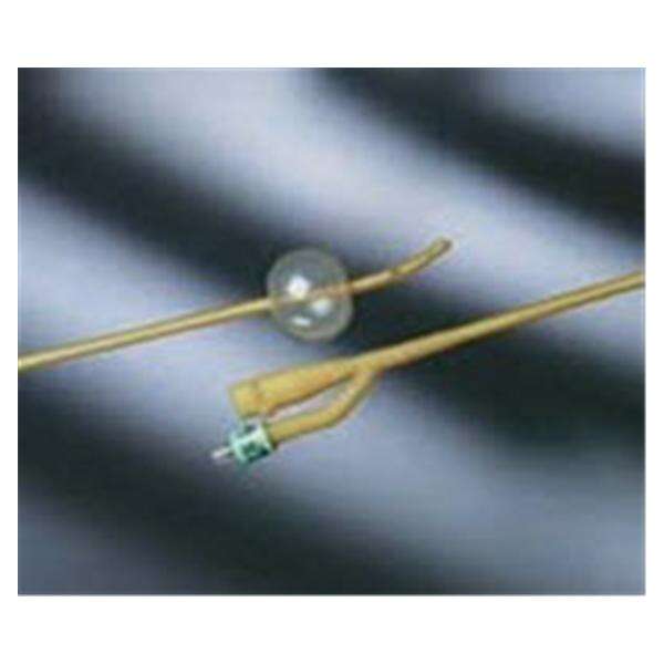 Catheter Foley Silastic 18Fr 30cc Medium Round Tip Silicone Coated 2-Way 10/Ca