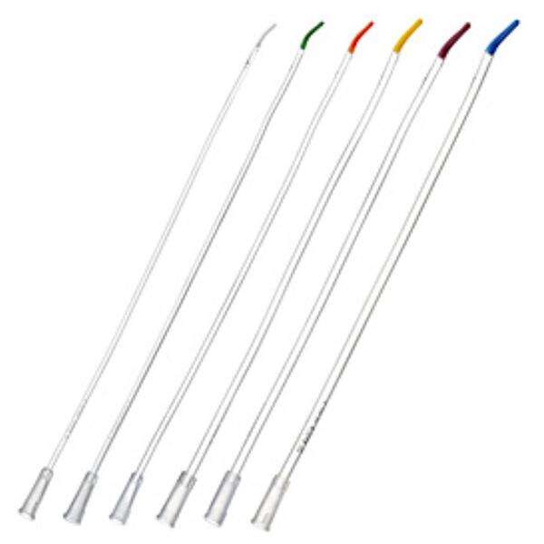 Catheter Intermittent Tiemann 20Fr Coude Tip ERU Siliconized PVC 16