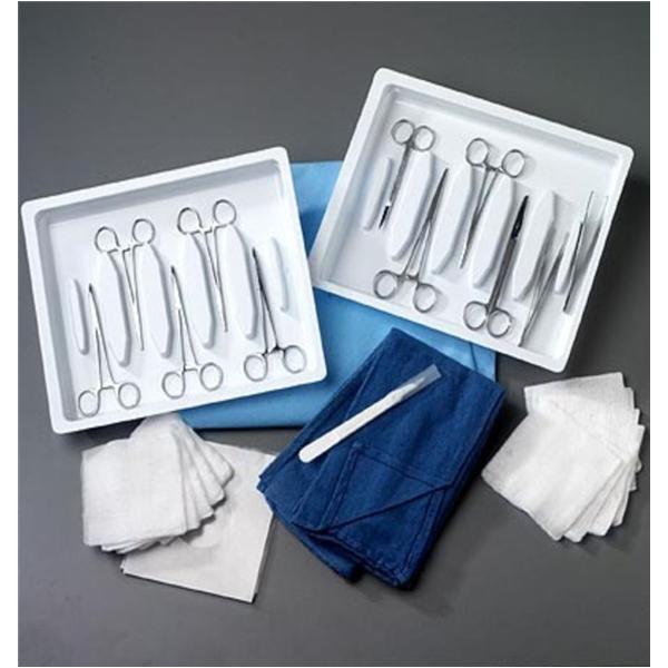 Tray Surgical Minor With Gauze/Needle/Scalpel #15 10/Ca