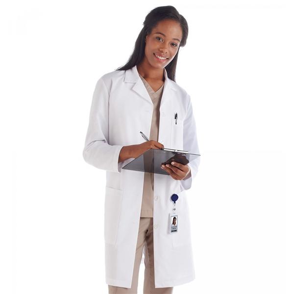Lab Coat 65% Polyester / 35% Cotton META Fundamentals Womens White 3XL 37\