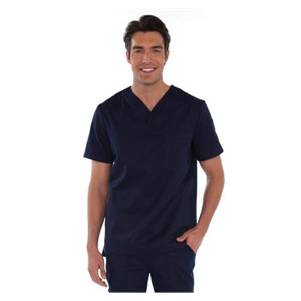 Shirt Scrub 654 Jason Mens Large Navy Ea