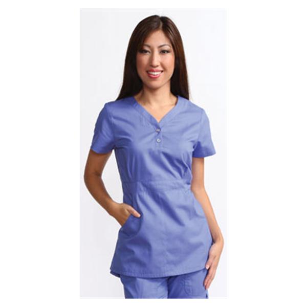 Shirt Scrub 175 Justine Womens X-Small Ceil Blue Ea