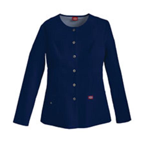 Jacket Warm-Up 75% Polyester / 21% Rayon / 4% Spandex Womens Navy 3XL 3Pkt Ea