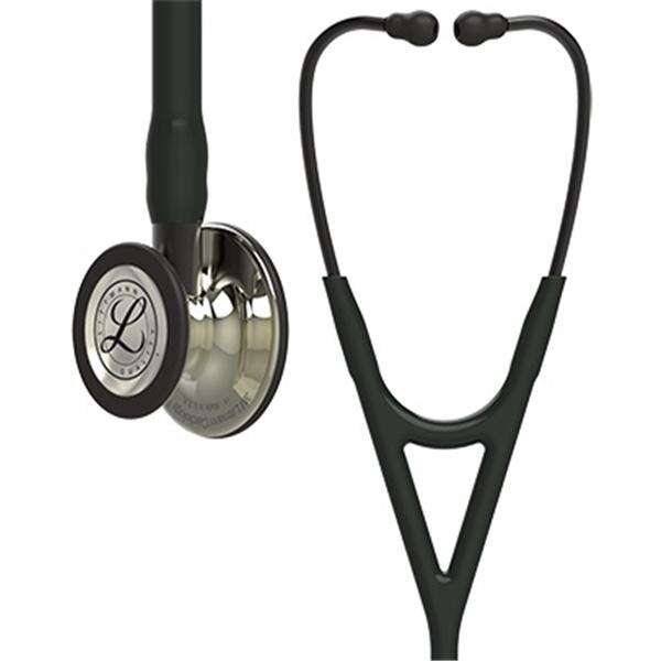 Stethoscope Cardiology Littmann Cardiology IV Chmpgn SmkBlk Adlt/Chld 22 2Hd Ea