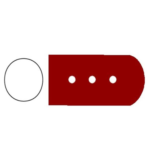 Protector Instrument Tip SklarTip Polyethylene 19x10mm Maroon 100/Bx