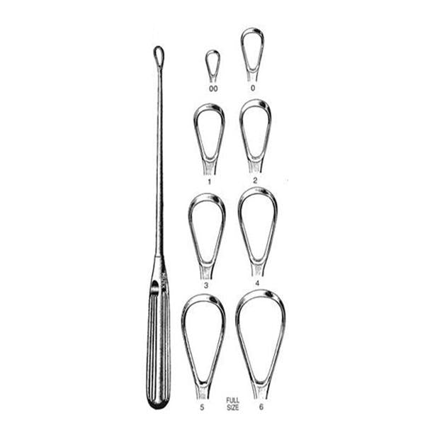 Curette Uterine Sims Size 6 Each