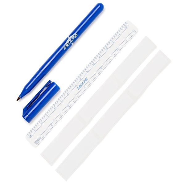 Marker Surgical Skin Gentian Ink Regular Tip Black Sterile 50/Ca