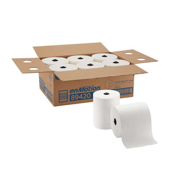 Towel Roll Touchless enMotion 8.25 in x 700 in White Individual Poly Bags 6Rl/Ca