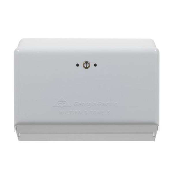 Towel Dispenser Multifold Georgia Pacific Steel White Ea, 10 EA/PK
