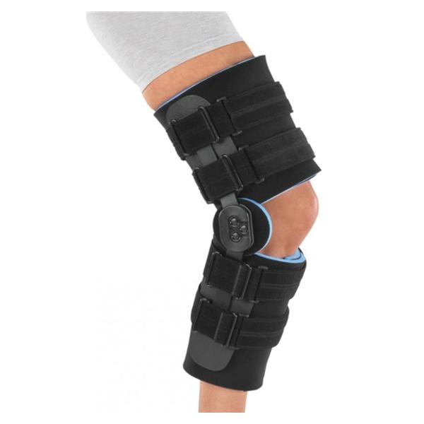 Brace KneeRanger II Adult Long Knee Plastic/Foam Black Size One Size Fits All Ea