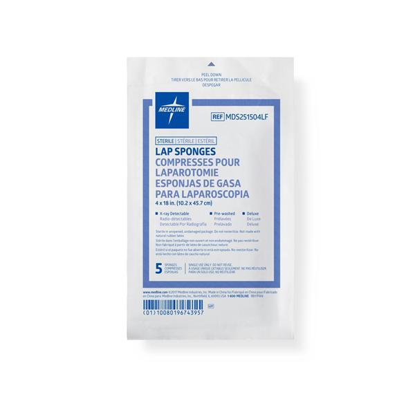 Sponge Laparotomy Lint-Free 4x18\