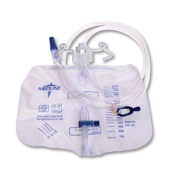 Urinary Bag Drainage Sterile 2000cc with Anti-Kink Tubing 20/Ca
