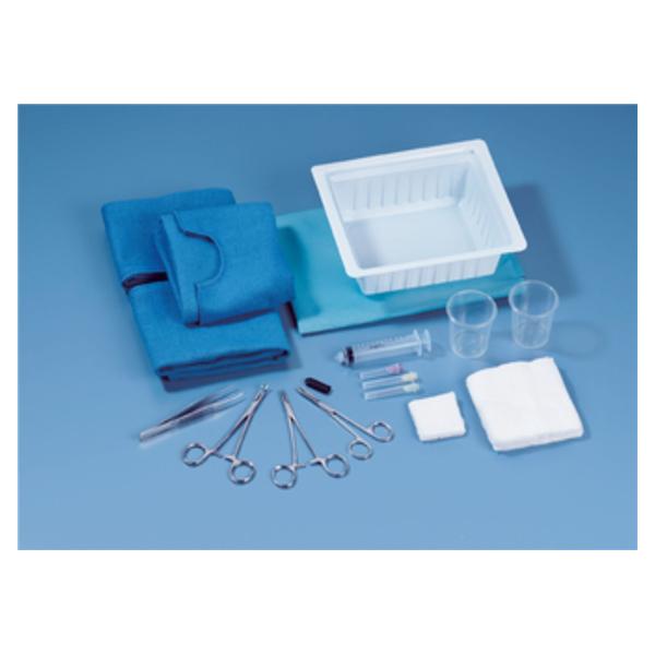 Tray Laceration ER With 10/12cc Luer Lock Syringe LF Sterile 20/Ca